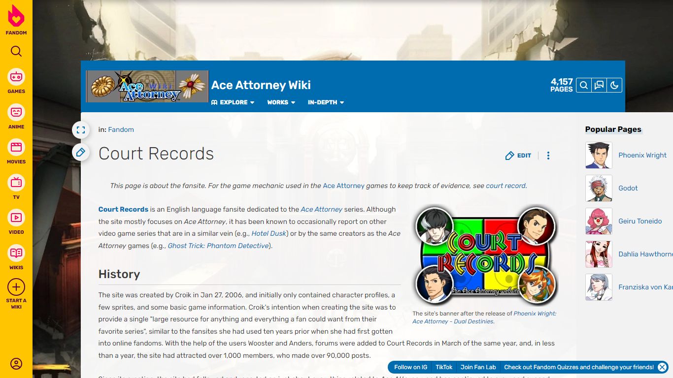 Court Records | Ace Attorney Wiki - Fandom